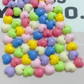 Breloques cœur en résine brillantes couleurs macaron pour coques de téléphone et DIY - Mélange Aléatoire