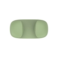 Wall-mounted green silicone rice spoon holder with ergonomic U-shaped storage hook - KS01 / Matcha Green