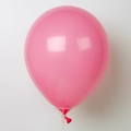 Macaron rose pink latex balloon with transparent plastic holder and support stand - 10 Inch 2.2g Macaron Red