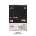 Black A4 Pan Wen Bo acrylic sketchbook with 24 sheets of 160g wood pulp paper - Sketch Pad A4