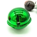 Campanellino verde lucido da 50mm con intaglio a stella per decorazioni natalizie fai da te - Verde Lucido