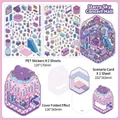 Starry Concert DIY scene sticker set with 2.5D PET stickers and scene card - Starry Concert Hall