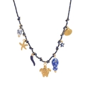 Collier Océan Bleu Foncé No.3