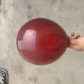 Verdickter 10-Zoll dunkelroter Mattlatex-Ballon für Hochzeits- und Partydekoration - 10 Zoll 2.2g Kristallweinrot