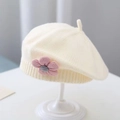 6-30 Months (45cm-50cm) / Flower Knit Beret / Off White