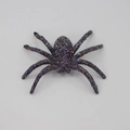 Glittery decorative Halloween spider toy with colorful sequins for party decor - Colorful
