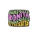 Pin creativo de aleación con texto Some Days Bonita Some Days Stressita en esmalte - Algunos Días Bonita Algunos Días Stressita (xz8599)