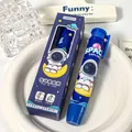 Goma de borrar retráctil azul con tema de astronauta y caja de regalo para material de oficina - Exploración Espacial