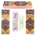 Coffret de papeterie 5D Diamond Painting DIY avec mandala floral et kit d'accessoires - BH-02