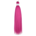 Extension de cheveux Easy Braid 26 pouces en fibre synthétique rose vif pour tresses - Rose Vif (FR 3Pink#)