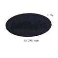 Oval Bent Thykjaer embroidered camouflage patch in dark blue for DIY clothing - GZ-3175 Style (10.2x5.4cm)