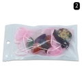 Chakra healing stone set with resin pendant and pink mesh gift pouch variant - Bag Packaging