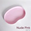 Kidney-shaped stainless steel jewelry tray in matte pink finish weighing 77.6g - Kidney Tray - Nude Pink