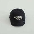 Schwarze Baseballkappe für Kinder mit Florida 1845 Stickerei und kurzem Schirm - 50cm (1-3 Jahre) / Schwarz
