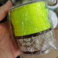 Neon yellow-green braided cord for DIY jewelry making in a plastic-wrapped spool - 1.0MM A-Line Large Roll / Neon Yellow