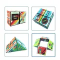3D infinite geometric puzzle cube with cartoon deer patterns and magnetic folding structure - Life Theme