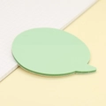 Foglietto adesivo in PET verde menta a forma di nuvoletta per memo creativi e note - Verde Fagiolo