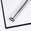 Waterproof solid color floral wrapping paper in high transparency cylindrical roll design - Favorite OPP - Black