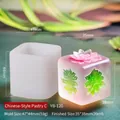 3D Lotosblume Silikonform für handgemachte Seife und Kerzen mit fertiger rosa Blüte - Orientalisches Gebäck C YB-120