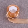 Champagne gold satin ribbon roll 4cm wide for luxury DIY gift wrapping and wedding decor - Champagne Orange (97#)