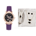 Set Gioielli Cuore / Viola