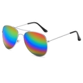 Silver Frame Rainbow Mirror