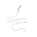 Silver snake arm cuff featuring polished spiral coil and textured serpent head detail - Silver Tone (White K X836)