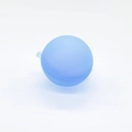 Light blue reusable silicone water balloon with quick-fill bayonet for outdoor water play - Blue