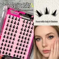 Self-adhesive cluster lashes in black-gold style for a natural voluminous look - 10 Rows Naughty Style ST9