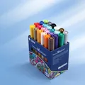 Set de 24 rotuladores STA Deco Marker en colores vibrantes con caja profesional - Estilo Estándar de Color / 24 Colores