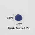 Miniatura de frambuesa azul de resina para manualidades DIY, diámetro 0,7 cm - Mora azul pequeña / 0.7cm / 1 pieza/paquete