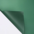 Carta da regalo opaca bicolore verde scuro e bianco per confezioni natalizie - 20 Fogli; 58*58 cm / Verde Vintage