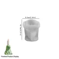 Stampo in silicone per candele 3D a forma di coniglio con altezza di 10,7 cm - Stampo Cucciolo Orecchie Grandi
