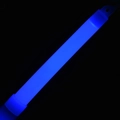 Blue 6-inch glow stick with integrated hook for outdoor camping and emergency use - 6inch / Blue