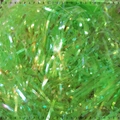 Iridescent green raffia shredded paper filler for brown paper gift box decoration - 100g Pack / Iridescent Green