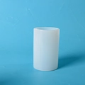 Stampo cilindrico in silicone traslucido con finitura opaca per candele e resina - Stampo a colonna cilindrica grande (10 * 6 cm)
