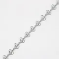 DIY Herzgliederkette aus Edelstahl mit Diamantschliff, Breite 7mm, Modellnummer 2# - 2# Massives Herz (7mm Breite)