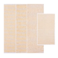 Set mit 4 Bögen goldene Halbrunde Perlenaufkleber für DIY Auto- und Handydekoration - Klebeblatt (Durchgehend) / 6mm (504STK) / Gold