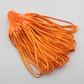 Batch set of orange woven nylon wrist lanyards for phones and small electronics - Orange