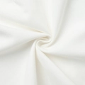 Macro detail of high-quality white cotton fabric texture with spiral fold texture - S / Top And Bottom / White
