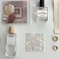 Square natural mother of pearl shell mosaic coaster with iridescent luster finish - Small (8.5*8.5cm) / White