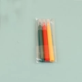 Pack of 3 colorful marker pens in green, red, and yellow with transparent plastic packaging - Color Markers