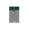 5D embossed celestial nail stickers with gold stars and moon in TS-1020 galaxy design - TS-1020 Silent Starry River-Embossed