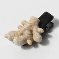 Barrette à cheveux originale en forme de gingembre avec texture réaliste sur métal - Gingembre Ancien Réaliste / Gingembre