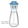 Vaporisateur d'huile en verre bleu clair de 150ml pour la cuisine et barbecue - 150ML / Cyan