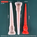 Tall Christmas gnome silicone mold for DIY candles and ornaments with dimensions - Christmas Long Style A ZL-948