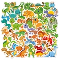 Pack de 50 pegatinas de dinosaurios de dibujos animados para maletas y ordenadores - Nuevo Estilo B / 50 hojas