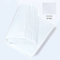 Disposable 100PCS nail vacuum filter papers in white mesh texture, 24x19cm size - 100 Pieces / White