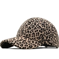Berretto da baseball classico in finta pelle scamosciata con stampa leopardata outdoor - 56-60cm Regolabile / Leopardo Cachi