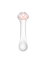Multifunctional silicone pet food spoon with white and pink cat paw design - Spoon / Pink Cat Paw Spoon